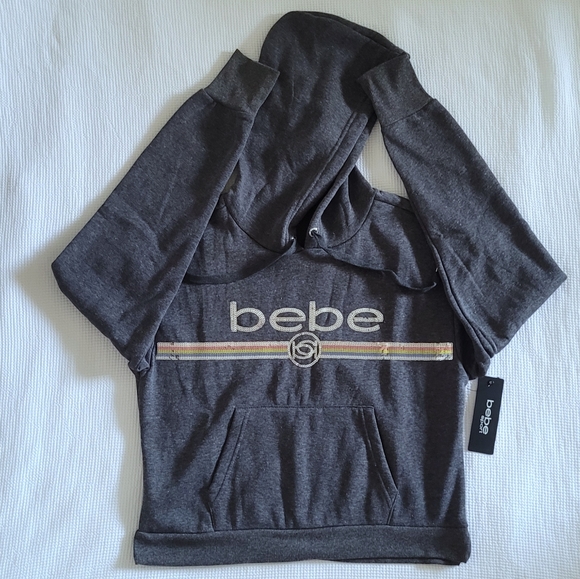 bebe Sport⛹️ Sequin Logo Hoodie - NWT - Picture 11 of 16